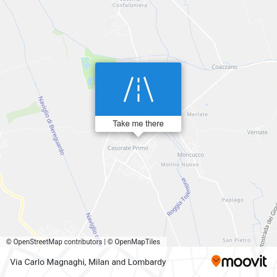 Via Carlo Magnaghi map