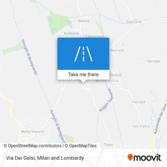 Via Dei Gelsi map