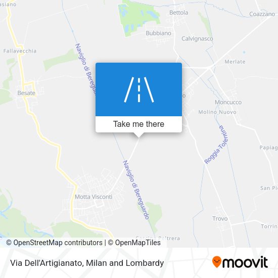Via Dell'Artigianato map