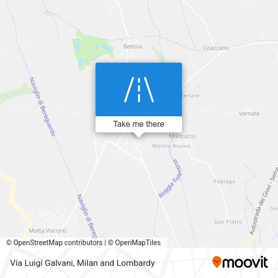 Via Luigi Galvani map