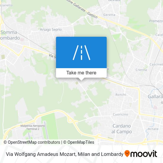 Via Wolfgang Amadeus Mozart map