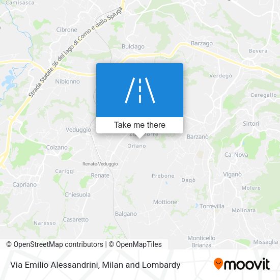 Via Emilio Alessandrini map