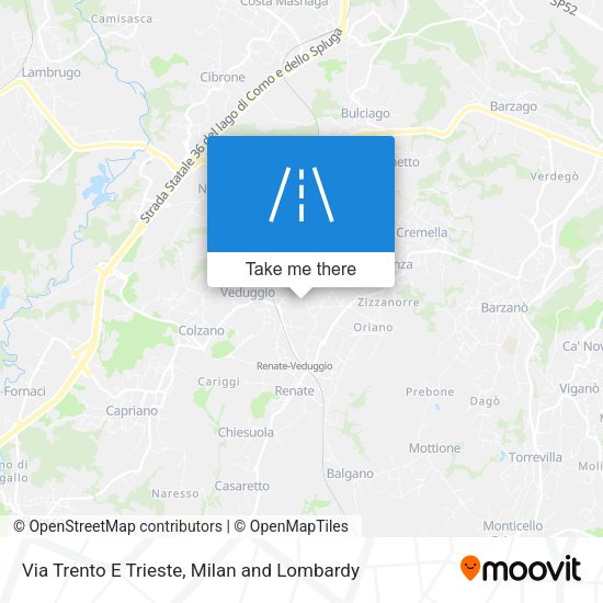 Via Trento E Trieste map
