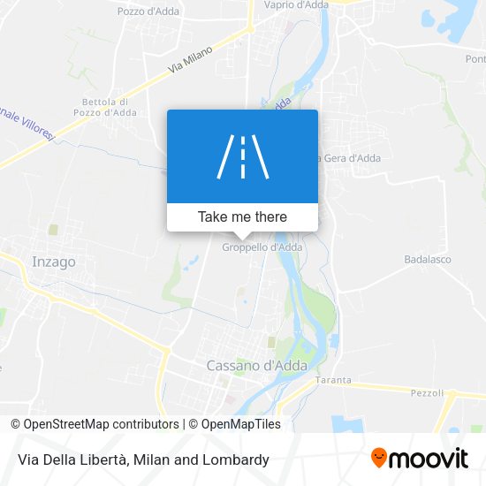 Via Della Libertà map