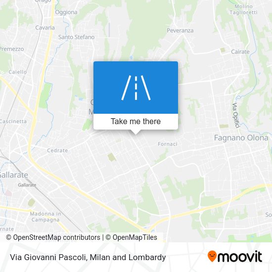 Via Giovanni Pascoli map