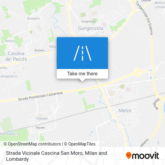 Strada Vicinale Cascina San Moro map