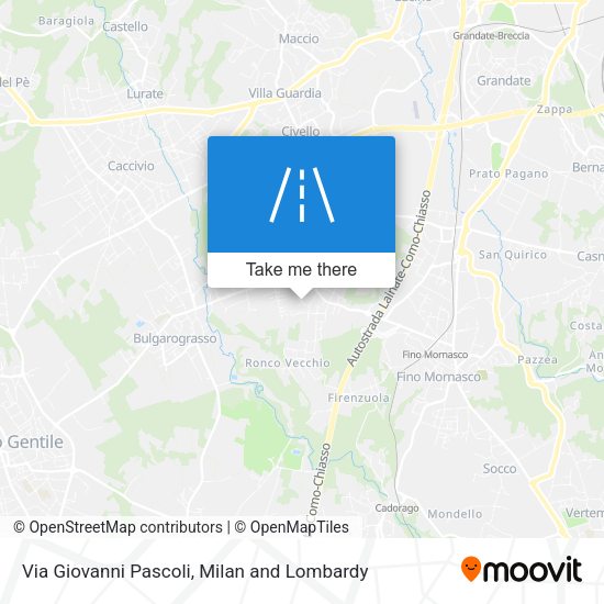 Via Giovanni Pascoli map