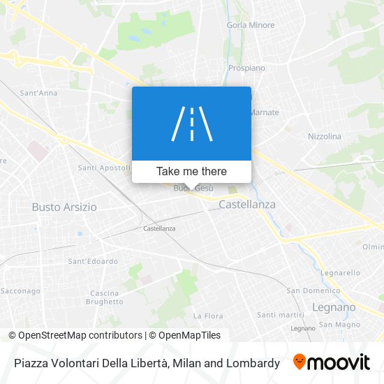 Piazza Volontari Della Libertà map