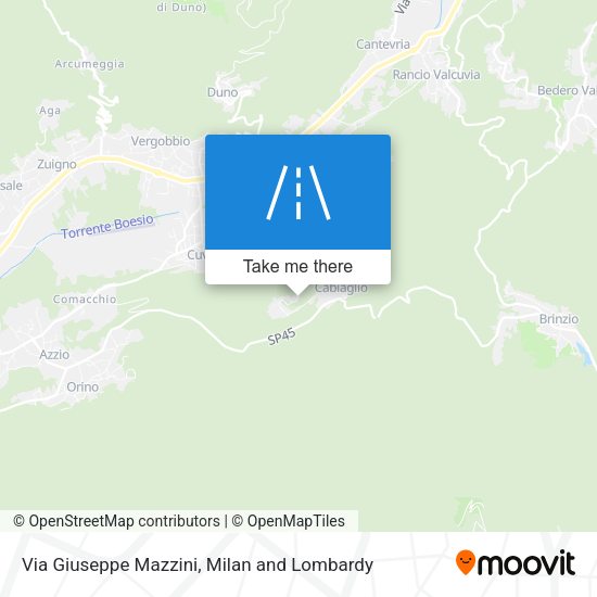 Via Giuseppe Mazzini map