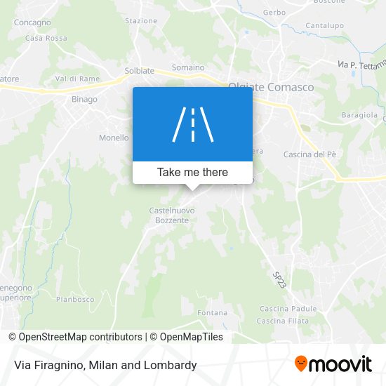 Via Firagnino map