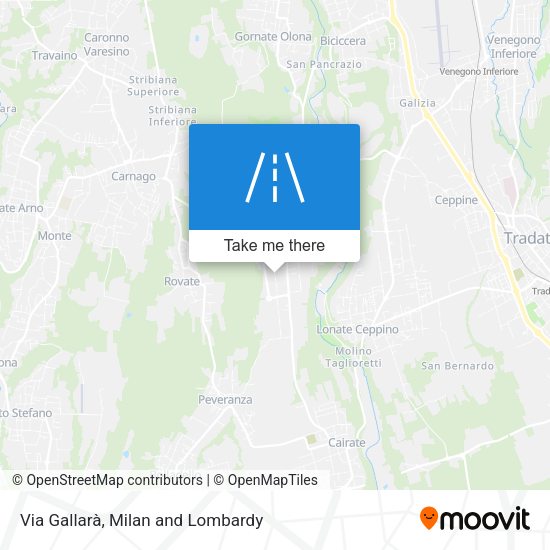 Via Gallarà map