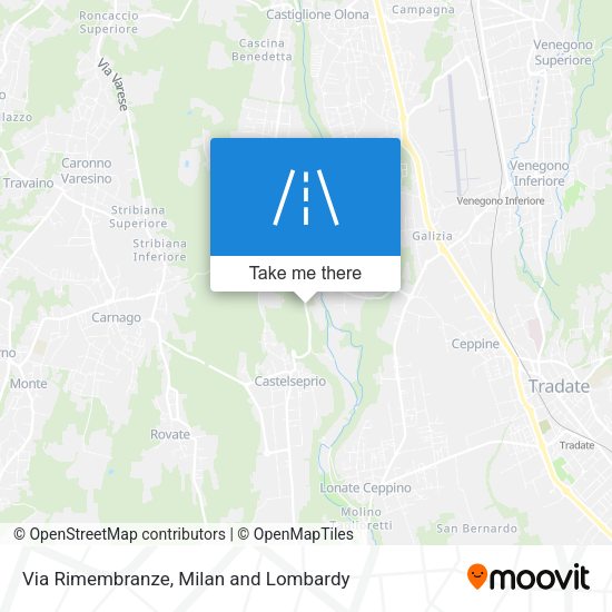 Via Rimembranze map