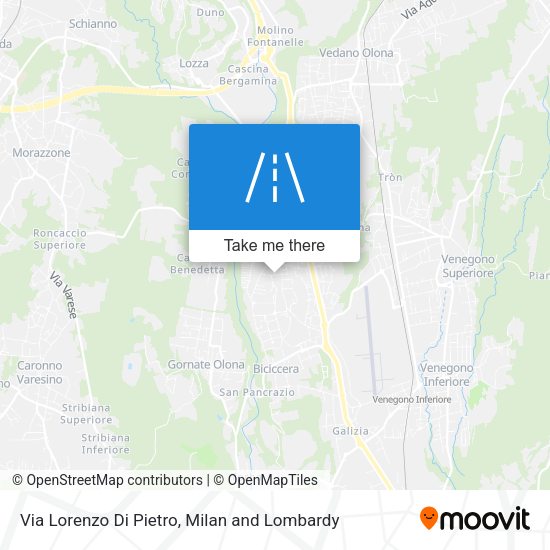 Via Lorenzo Di Pietro map