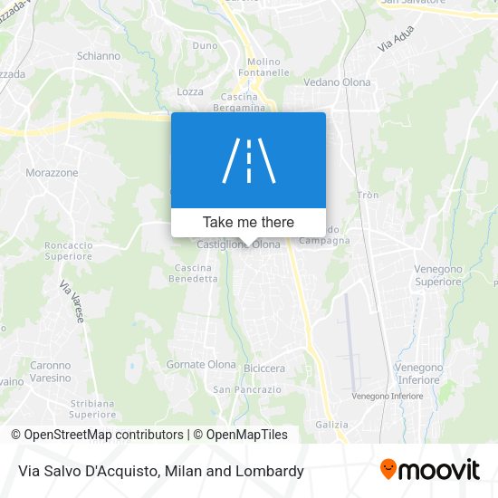 Via Salvo D'Acquisto map