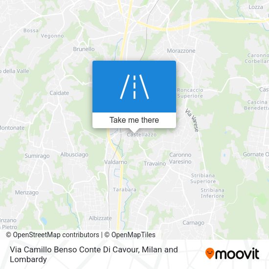 Via Camillo Benso Conte Di Cavour map