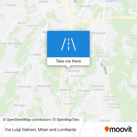 Via Luigi Galvani map