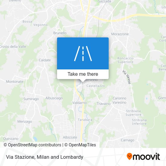 Via Stazione map