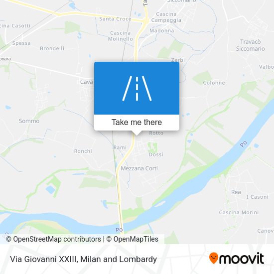 Via Giovanni XXIII map