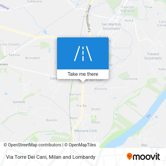 Via Torre Dei Cani map