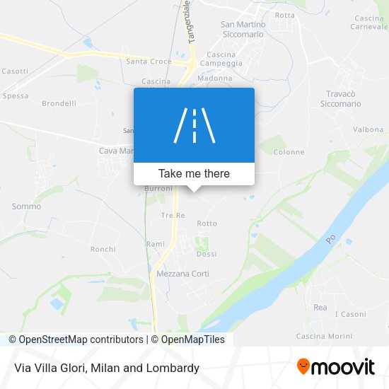Via Villa Glori map