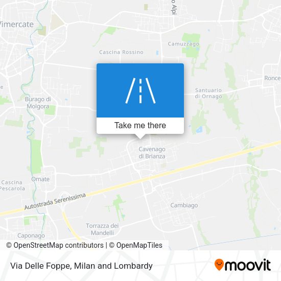 Via Delle Foppe map