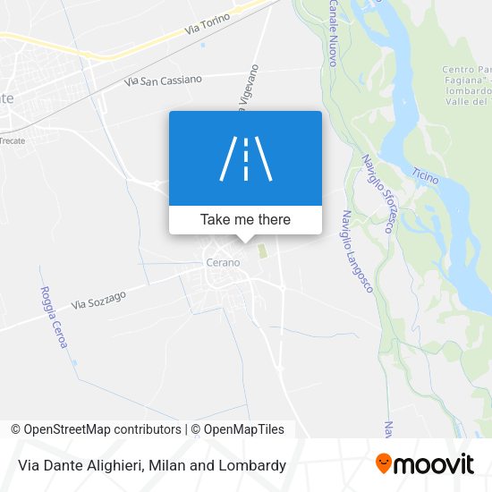 Via Dante Alighieri map