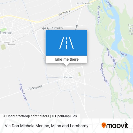 Via Don Michele Merlino map