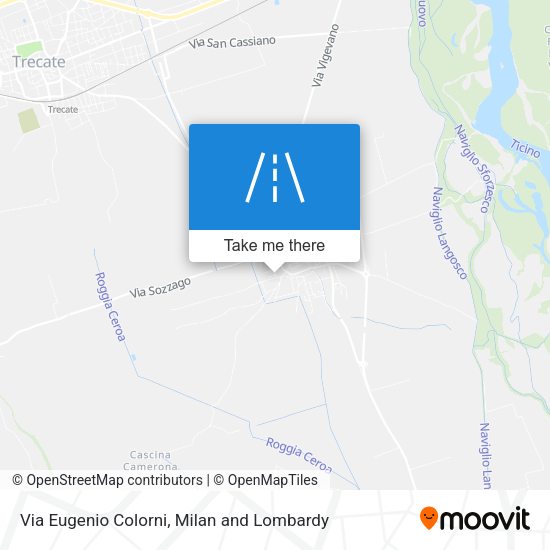 Via Eugenio Colorni map