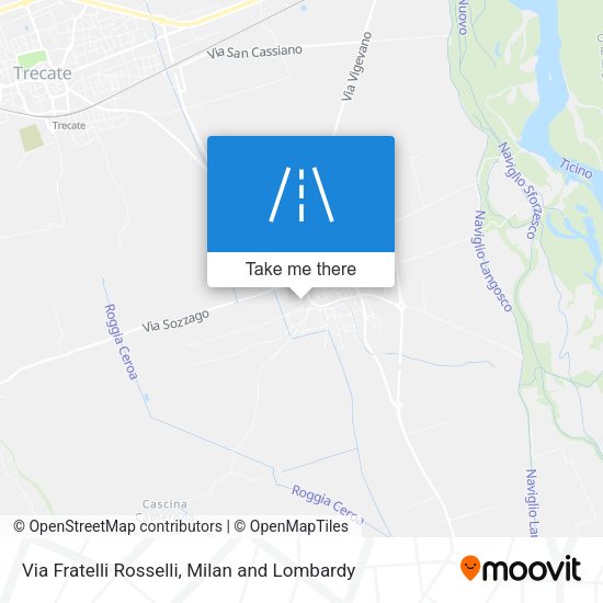 Via Fratelli Rosselli map