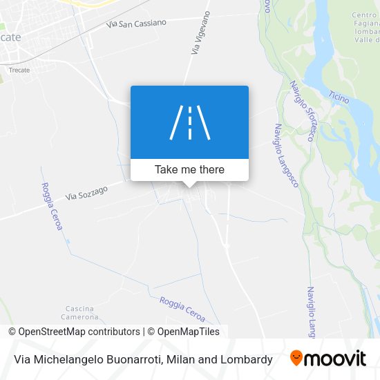 Via Michelangelo Buonarroti map