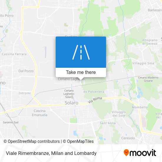 Viale Rimembranze map