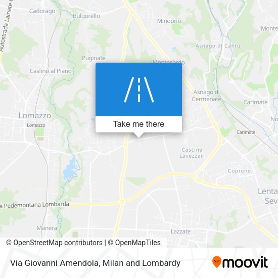 Via Giovanni Amendola map