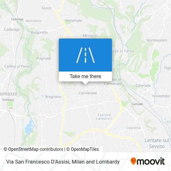 Via San Francesco D'Assisi map