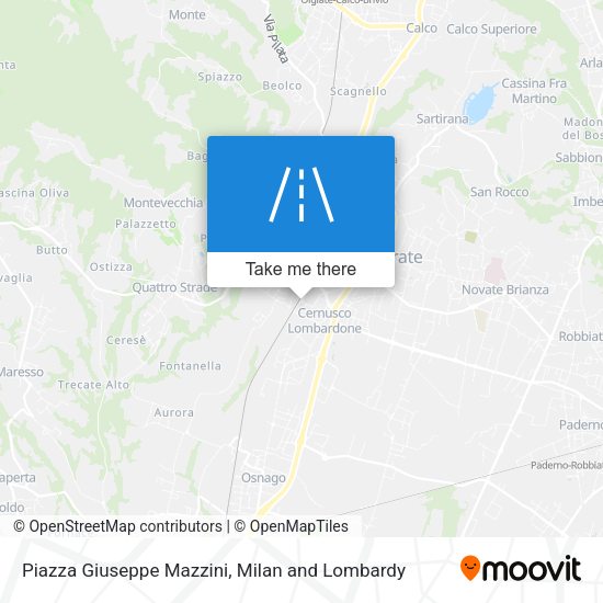 Piazza Giuseppe Mazzini map