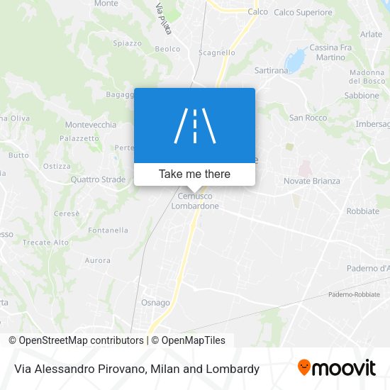 Via Alessandro Pirovano map