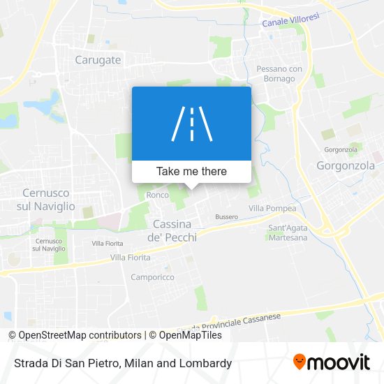 Strada Di San Pietro map
