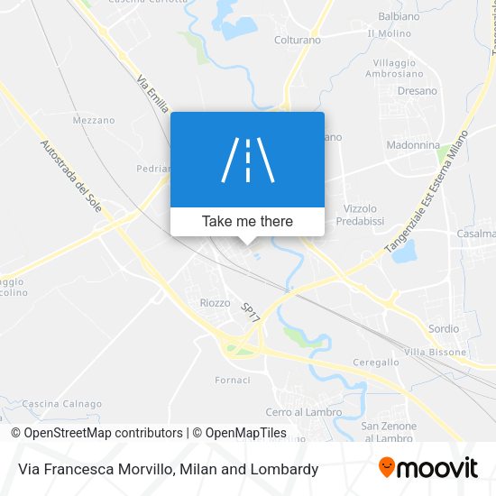 Via Francesca Morvillo map