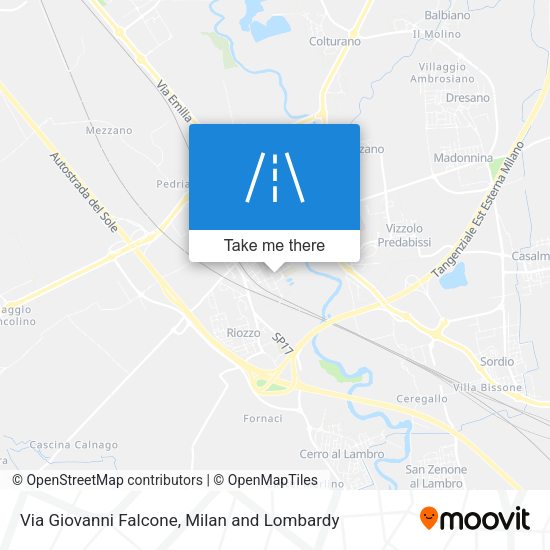 Via Giovanni Falcone map