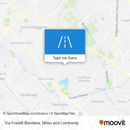 Via Fratelli Bandiera map