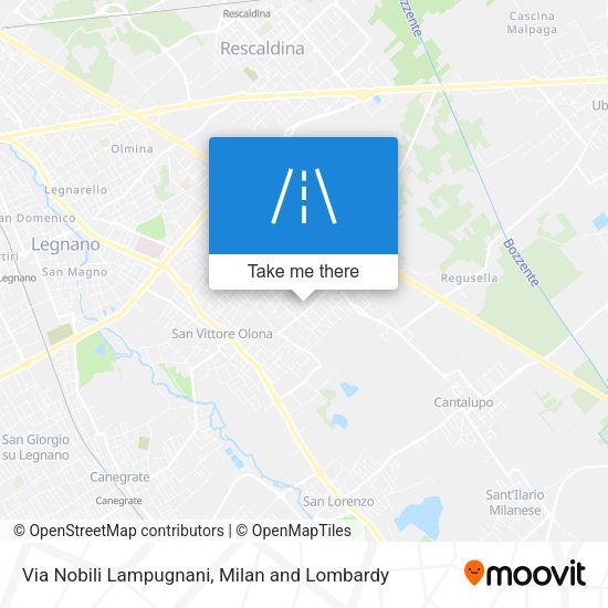 Via Nobili Lampugnani map