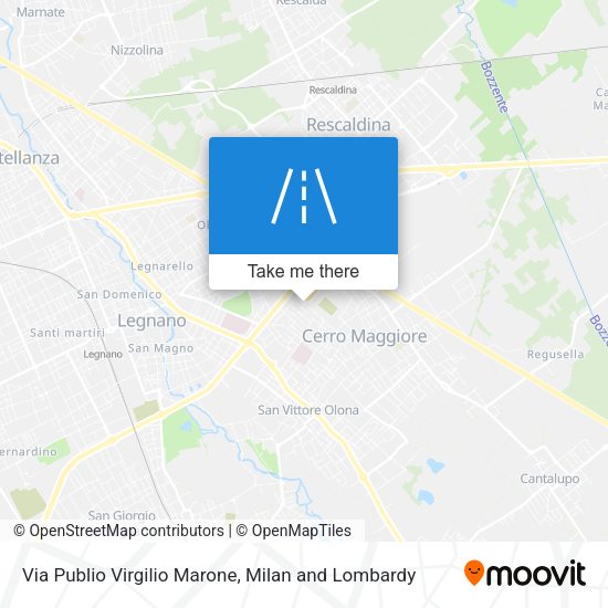 Via Publio Virgilio Marone map