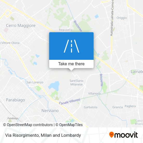 Via Risorgimento map