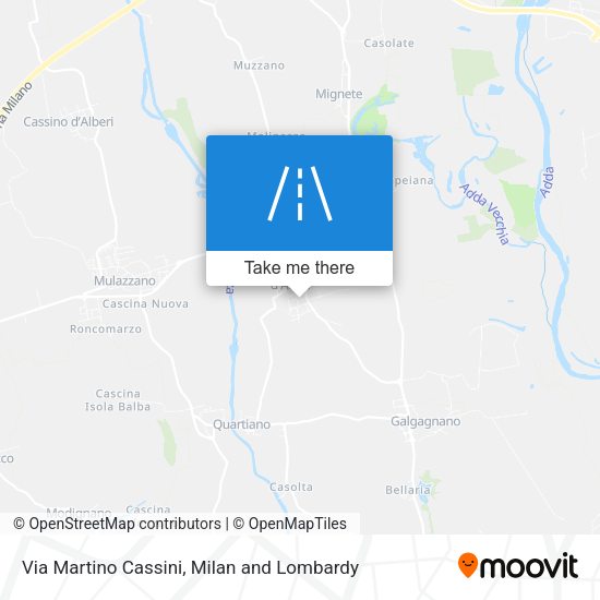 Via Martino Cassini map