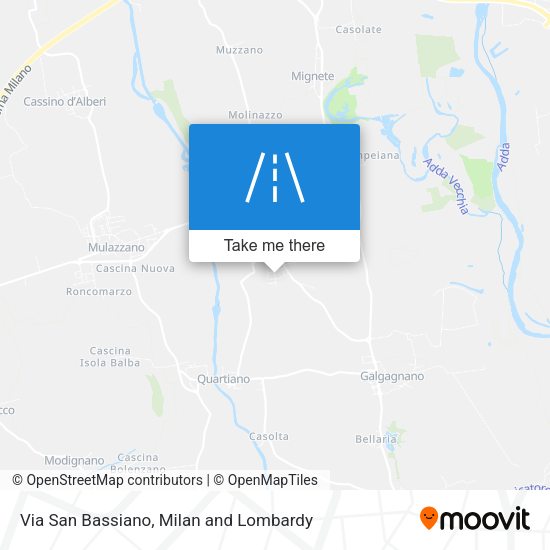 Via San Bassiano map