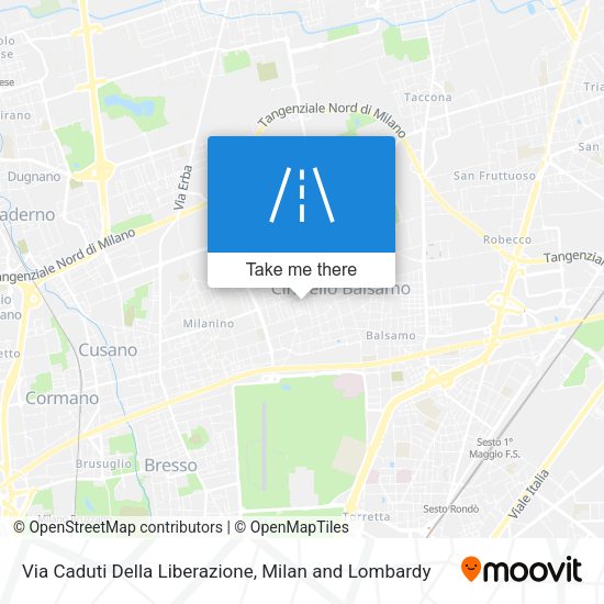 Via Caduti Della Liberazione map