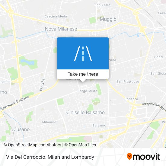 Via Del Carroccio map