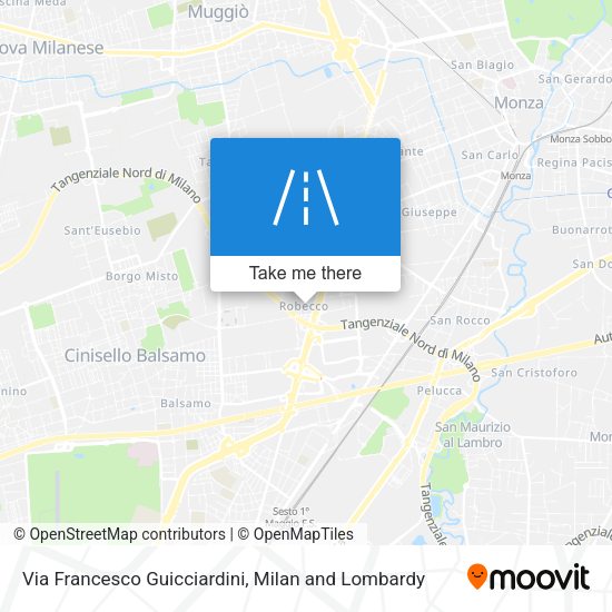 Via Francesco Guicciardini map