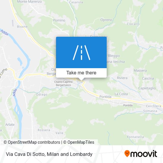 Via Cava Di Sotto map