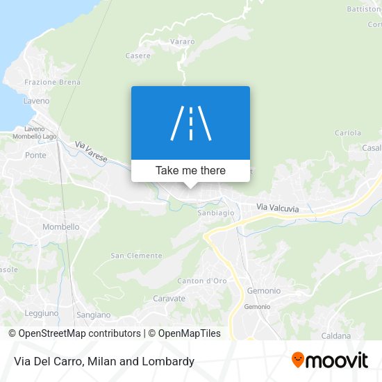 Via Del Carro map