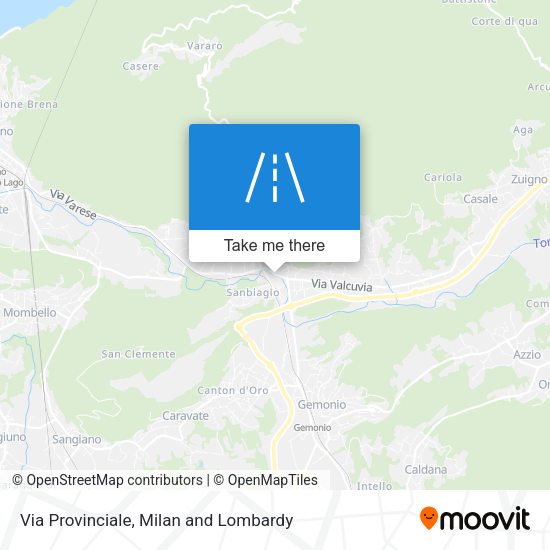 Via Provinciale map